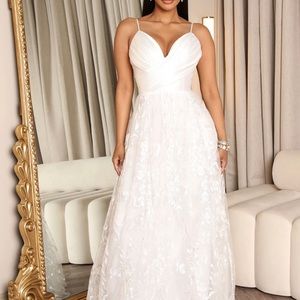 Fashion nova white dress